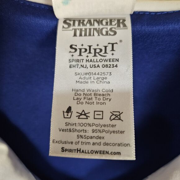Stranger Things Robin Scoops Ahoy Spirit Halloween Costume Size Large Shirt Top - Picture 10 of 11